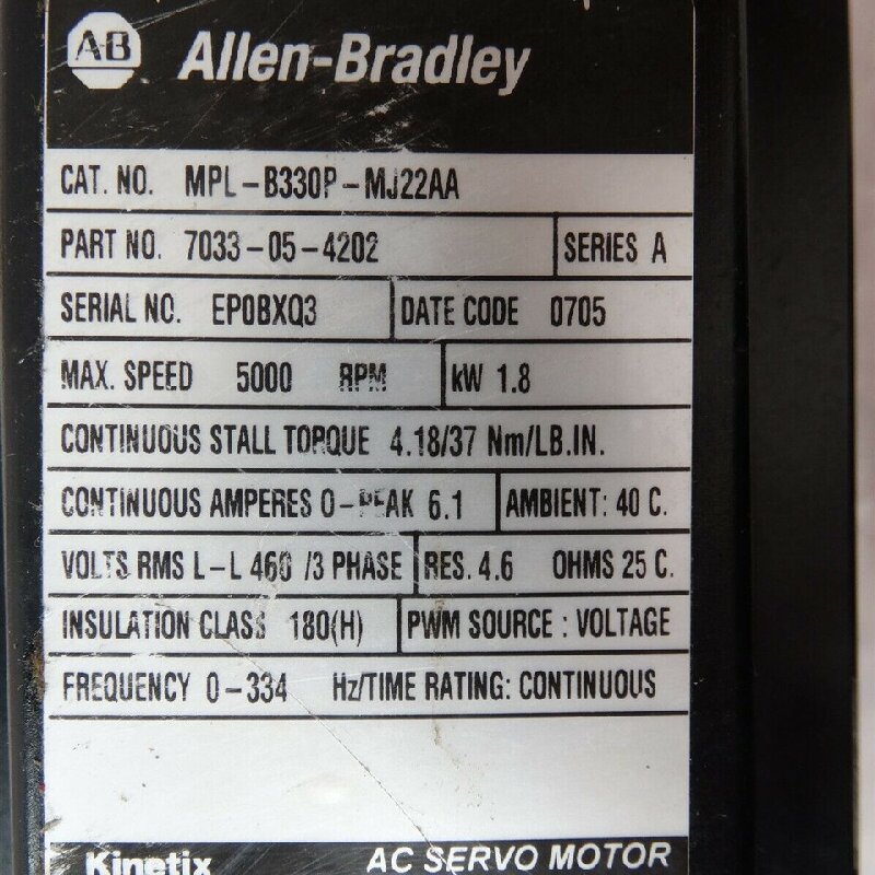 Allen-Bradley MPL-B330P-MJ22AA