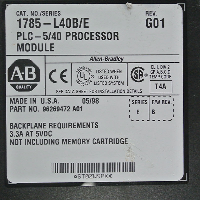 Allen-Bradley 1785-L40B